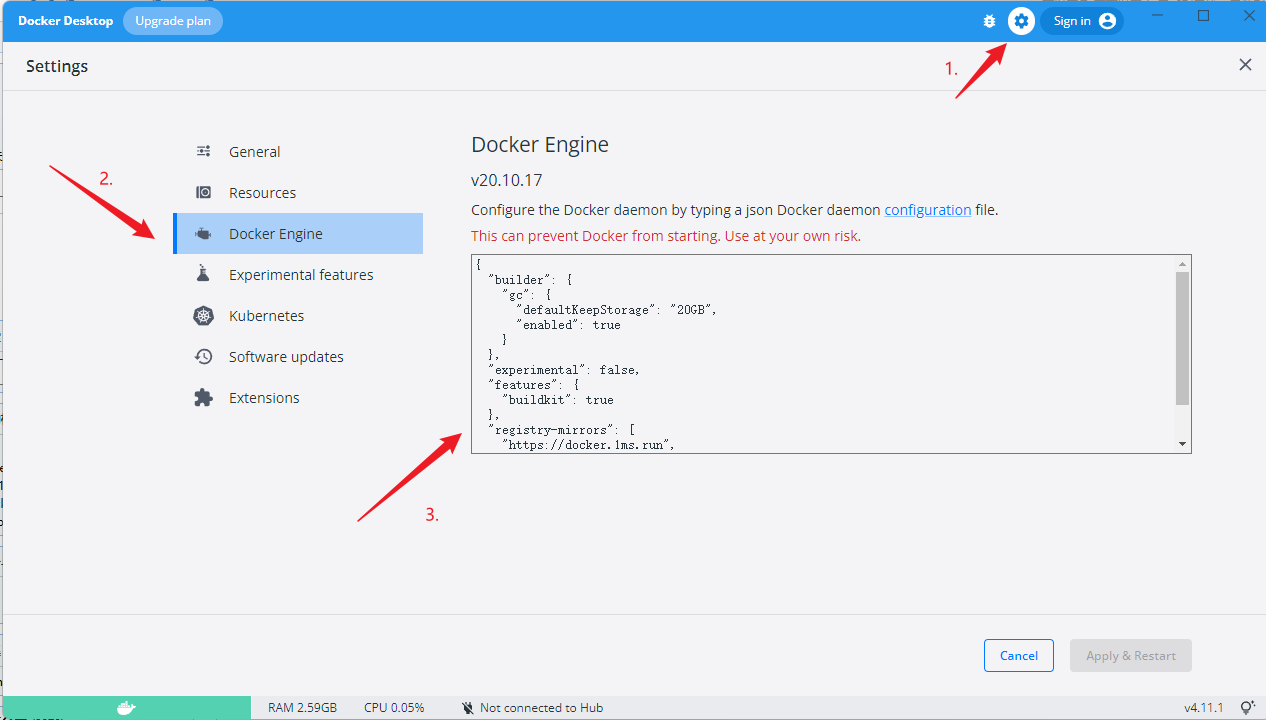 docker配置文件
